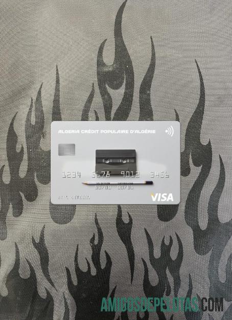 Argélia Crédit Populaire D’Algérie Visa Card Photolook Front baixar para verificação